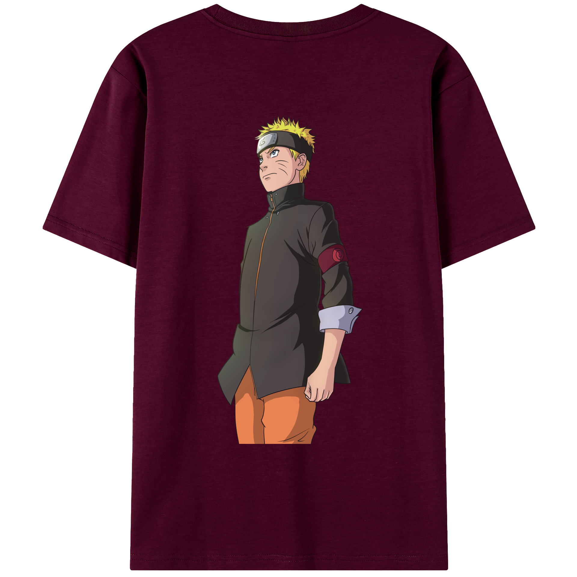 （画像用） NARUTO -ナルト- うずまき ナルト Uzumaki Naruto レディース半袖Tシャツ(バックプリント)